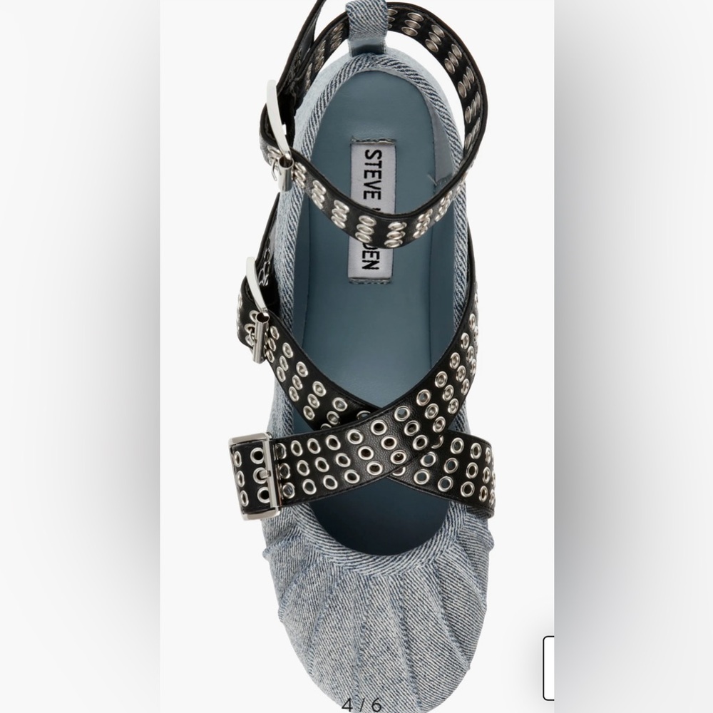 Steve Madden Bryar Ankle Strap Flat (Women) - Picture 3 of 7